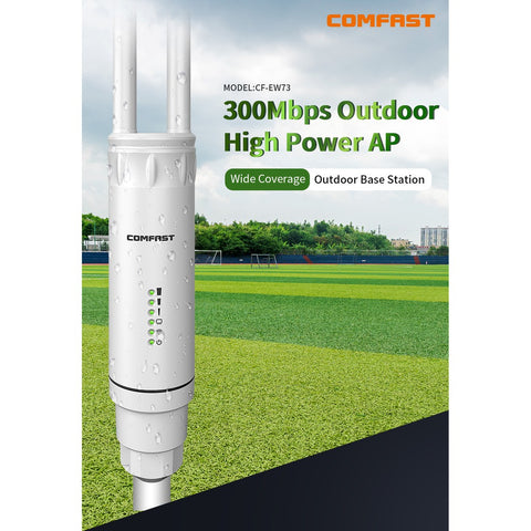 COMFAST CF-EW73 2.4GHZ 300MBPS OUTDOOR HIGH POWER WIRELESS AP | UP TO 300M RANGE | UP TO 64 USERS